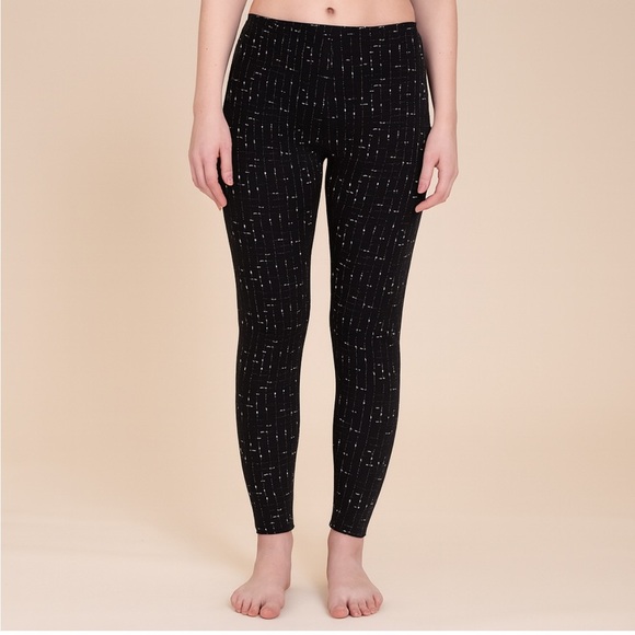 Old Navy Black Constellation Print Compression Leggings SZ L Activewear Yoga Gym - Picture 1 of 7